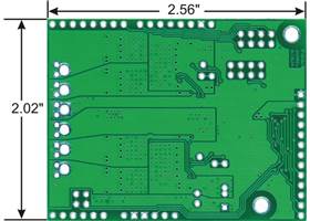 Pololu dual VNH5019 motor driver shield for Arduino - bottom view